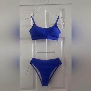 Pink queen bikini set